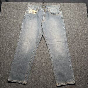 Browning Jeans Mens 38x32 Blue Straight Leg 100% Cotton Classic Fit BR305-165